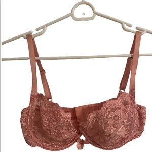 SOLD Vintage Gold Label VS blush bra 34C